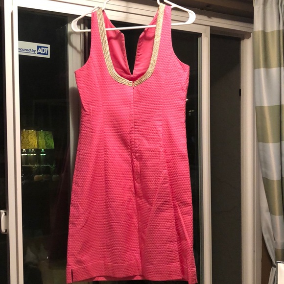 Lilly Pulitzer Pink Shift Dress - size 6 - Picture 5 of 6